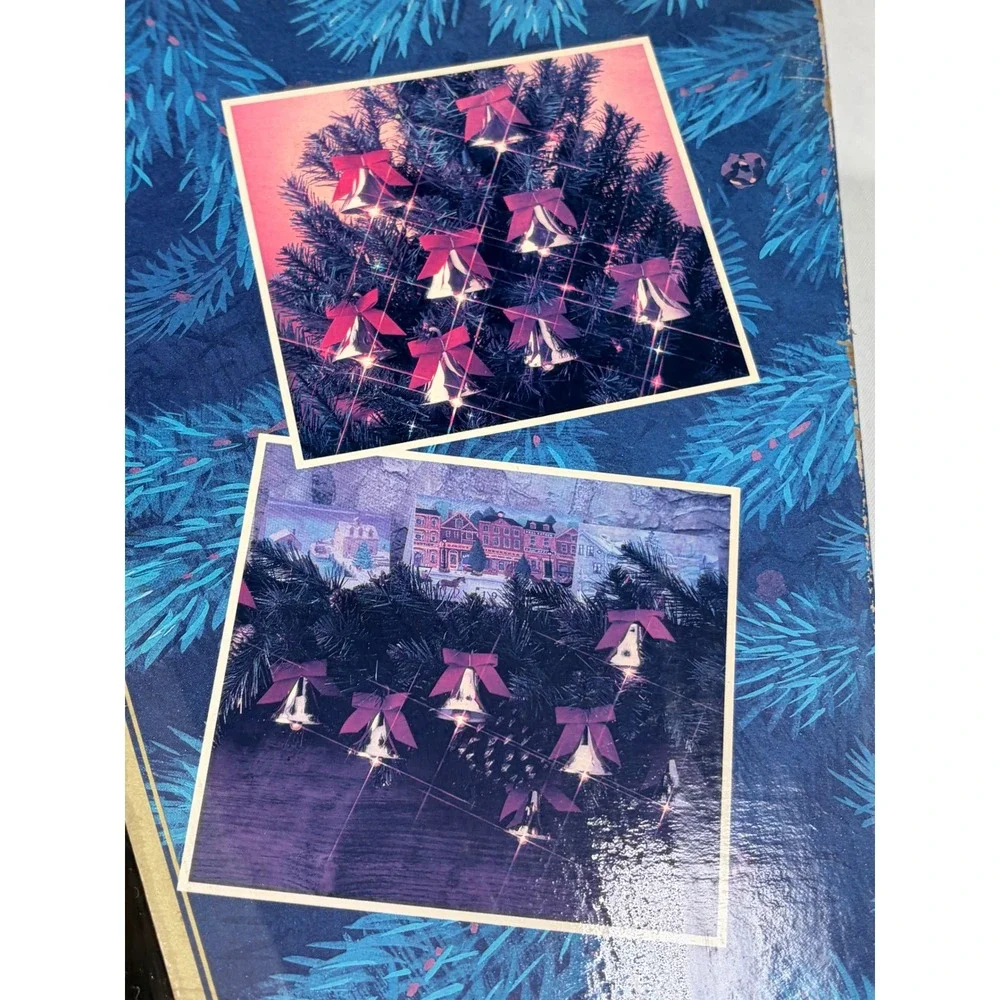 Mr Christmas Bells of Christmas 10 Lighted Musical Brass Bells 21 Carols Vintage